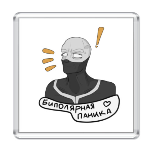 Магнит с принтом Твайс Лига Злодеев Моя геройская академия