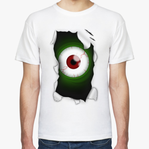Футболка с принтом 'Глаз'