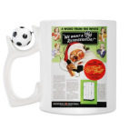 Кружка с футбольным мячиком