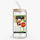 Банка с бамбуковой крышкой