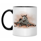 Кружка двухцветная