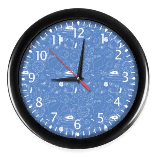 Часы с принтом море