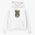 Толстовка худи оверсайз