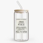 Банка с бамбуковой крышкой