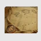 Компас с картой