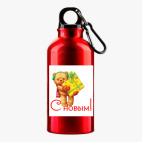 Металлическая бутылка 400 мл UV-DTF