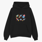 Толстовка худи оверсайз