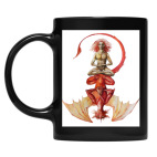 Кружка цветная UV-DTF