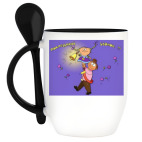 Кружка с ложкой