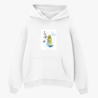 Толстовка худи оверсайз