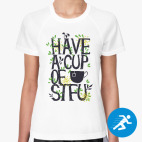 Женская спортивная футболка