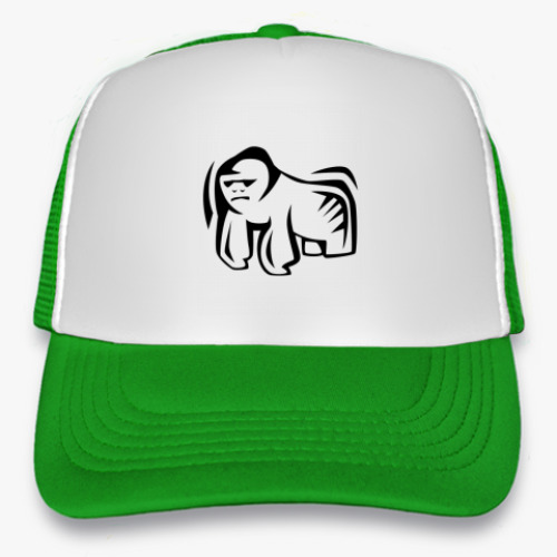 Кепка-тракер с принтом Доминантный самец