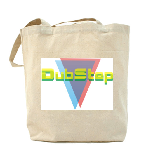 Сумка шоппер с принтом  Dubstep