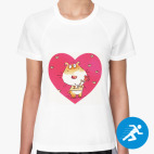 Женская спортивная футболка