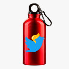 Металлическая бутылка 400 мл UV-DTF