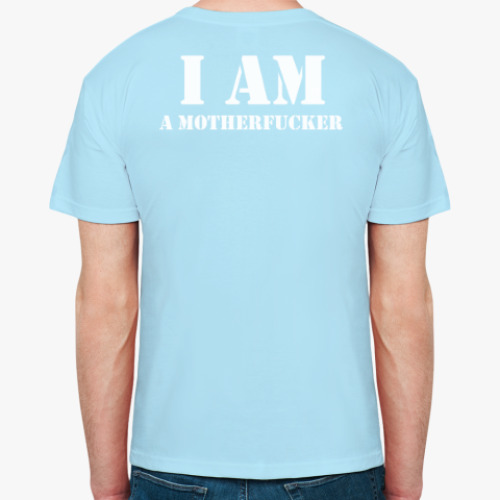 Футболка с принтом Фраза из фильма Bad ass