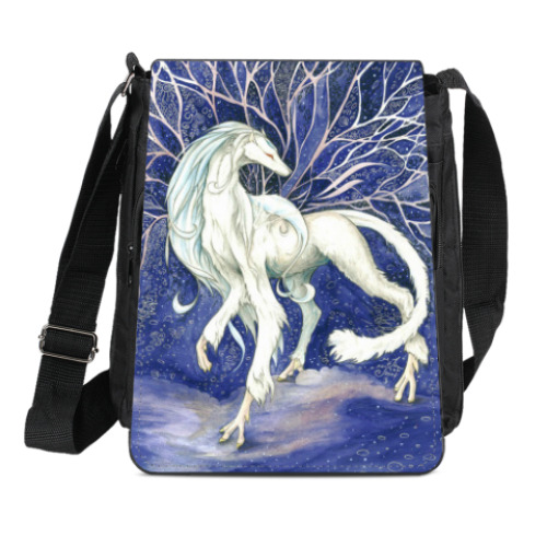 Сумка-планшет с принтом Ллаумер