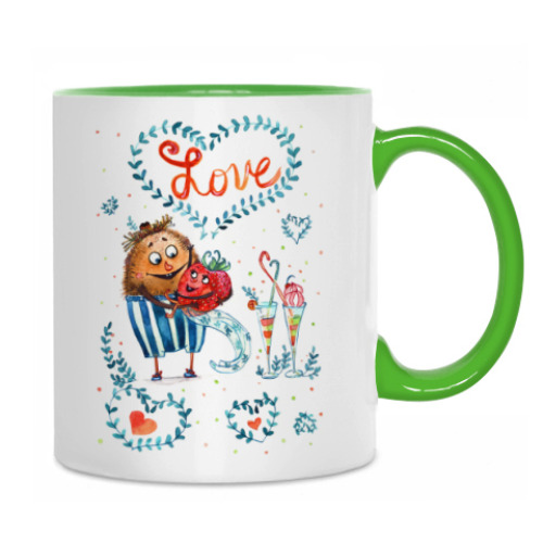 Кружка с принтом Любовь