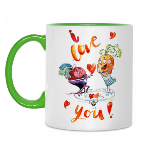 Кружка с принтом Любовь