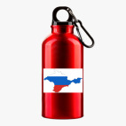 Металлическая бутылка 400 мл UV-DTF