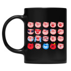 Кружка цветная UV-DTF