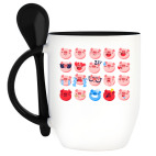 Кружка с ложкой