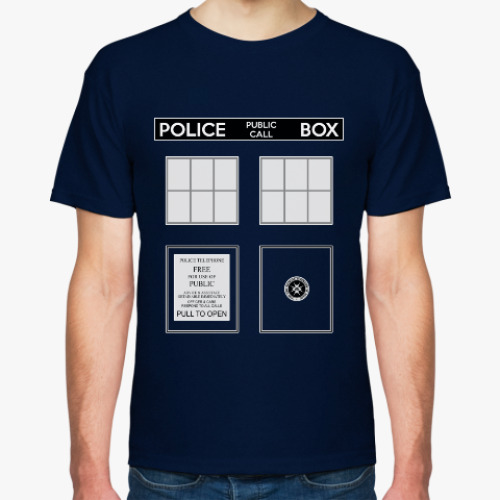 Футболка с принтом TARDIS Doctor Who