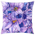 Цветок гиацинт акварель