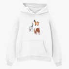 Толстовка худи оверсайз