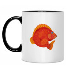 Кружка двухцветная