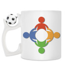 Кружка с футбольным мячиком