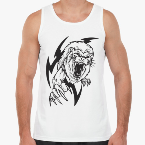 Майка с принтом Лев