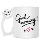 Кружка с футбольным мячиком