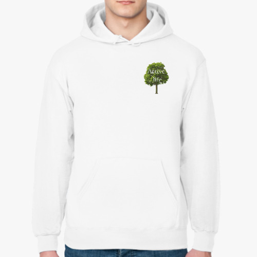 Толстовка худи с принтом Active life