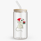 Банка с бамбуковой крышкой