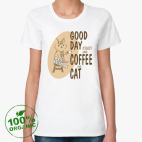 Женская футболка органик