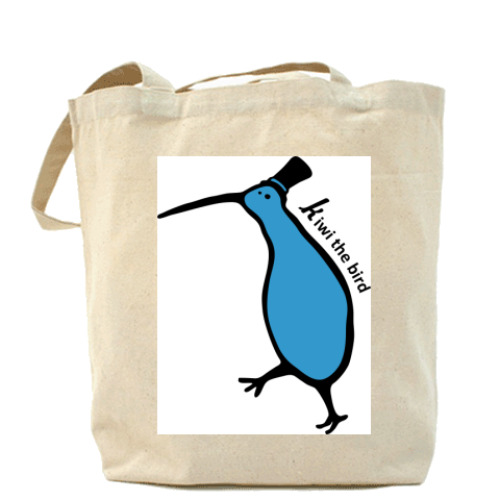 Сумка шоппер с принтом 'Киви'