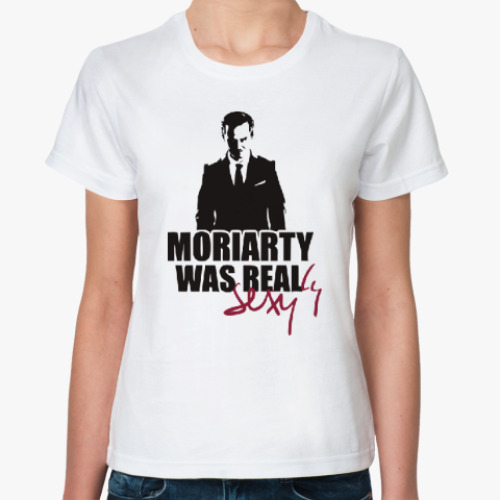 Классическая футболка с принтом Шерлок(Sherlock)