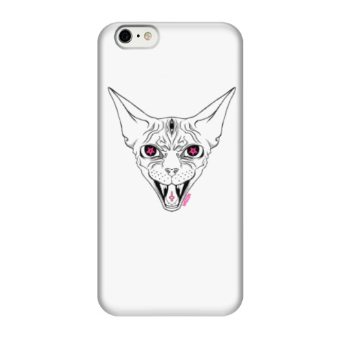 Чехол для iPhone 6/6s Demon Cat
