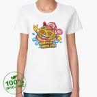 Женская футболка органик