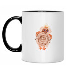 Кружка двухцветная