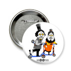 Значок 58 мм  'Самокат'