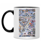 Кружка двухцветная