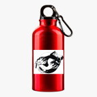 Металлическая бутылка 400 мл UV-DTF