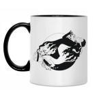 Кружка двухцветная