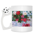 Кружка с футбольным мячиком