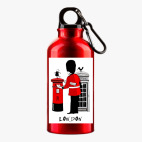 Металлическая бутылка 400 мл UV-DTF