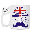 Кружка с футбольным мячиком