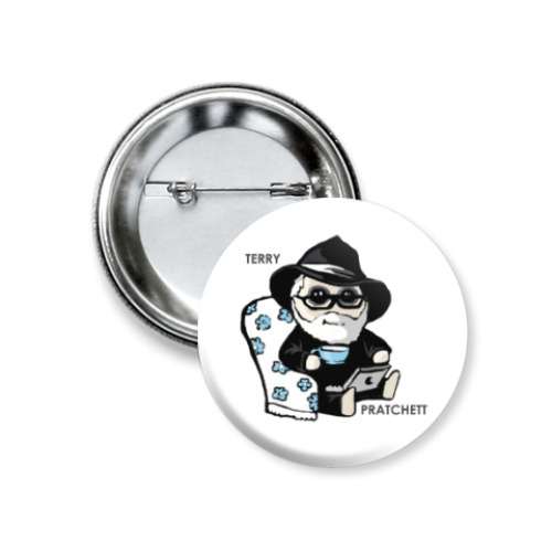 Значок 37мм Terry Pratchett (  Discworld )