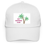 Кепка / бейсболка, белая (печать) DO NOTHING CLUB